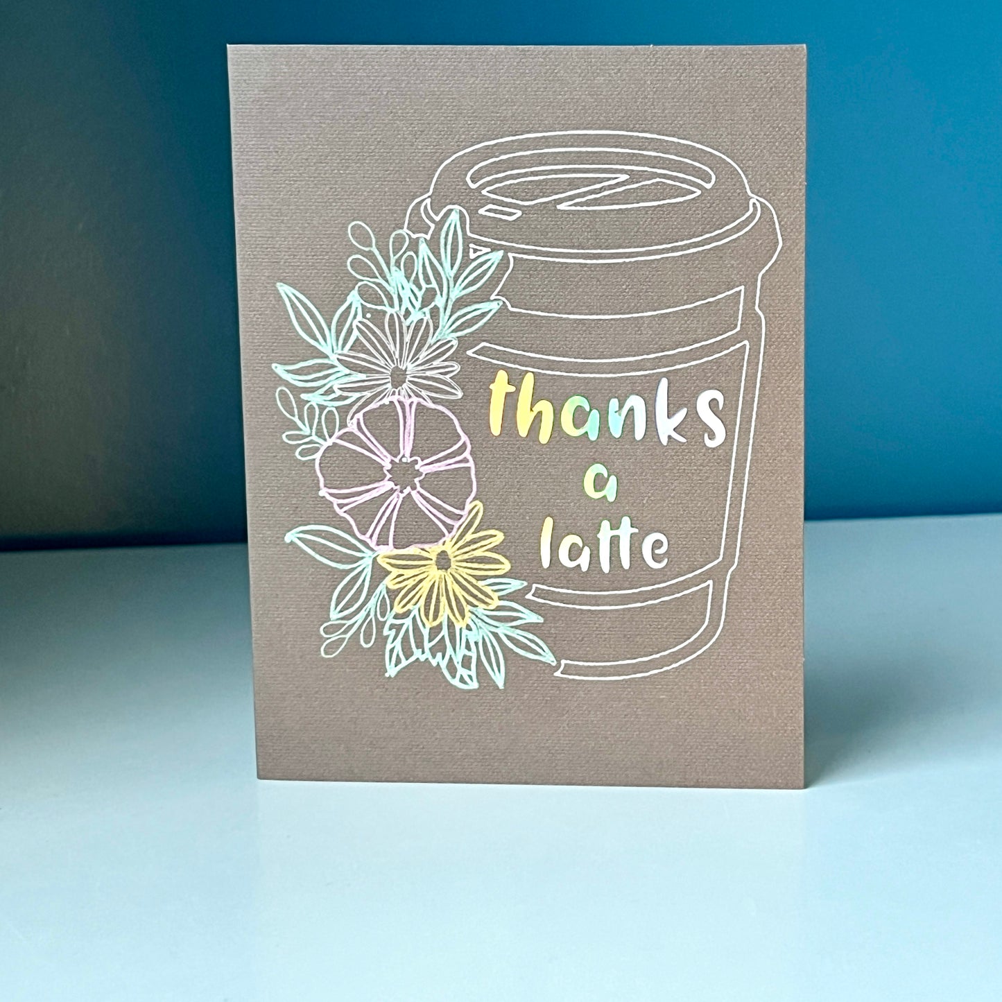 Thanks a Latte Greeting Card