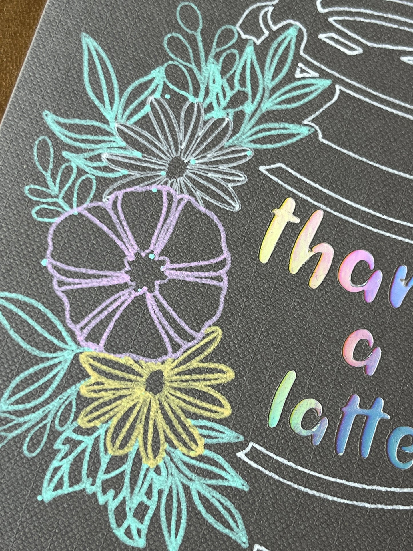 Thanks a Latte Greeting Card