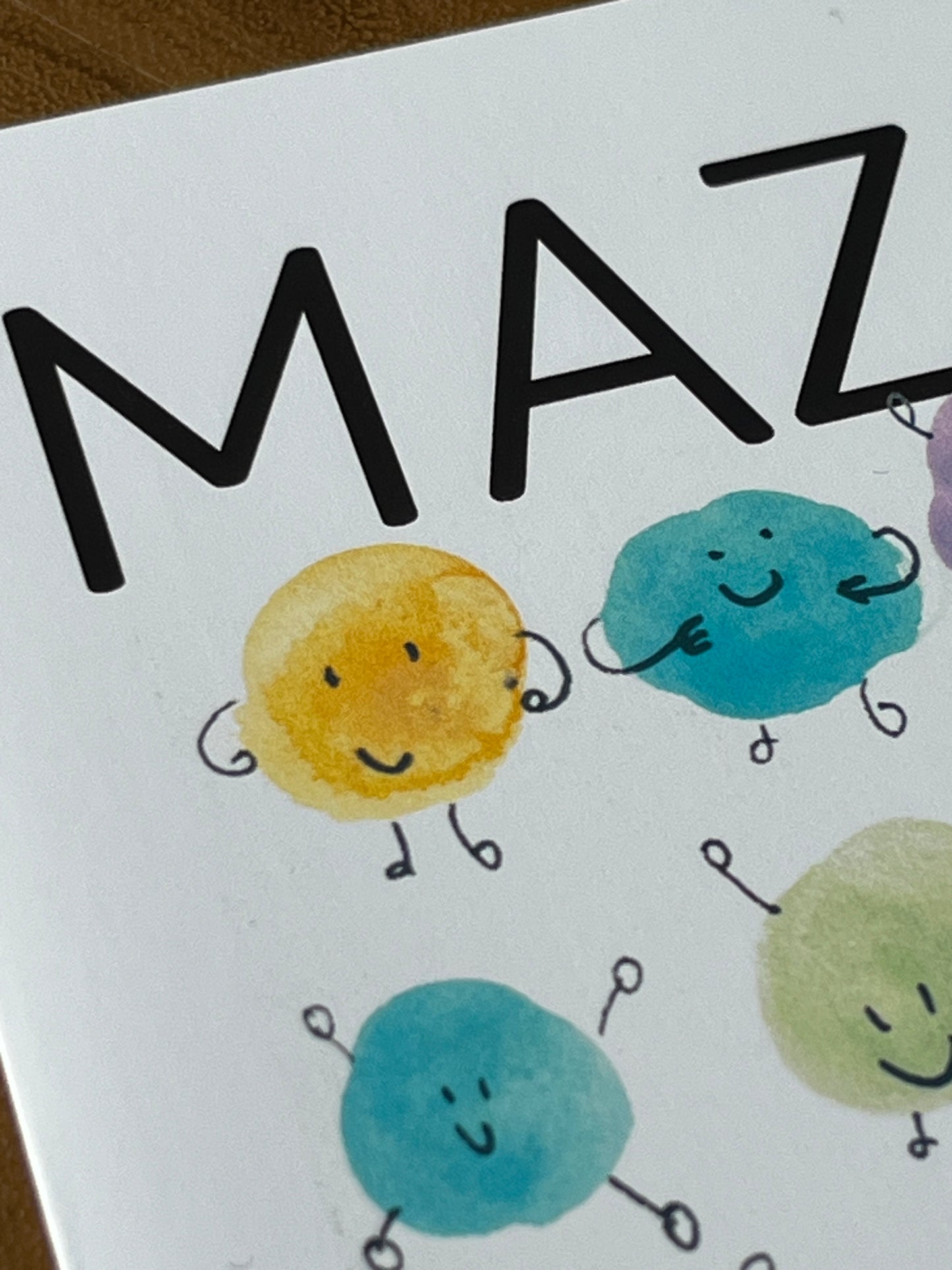 Cartoon Mazel Tov Greeting Card