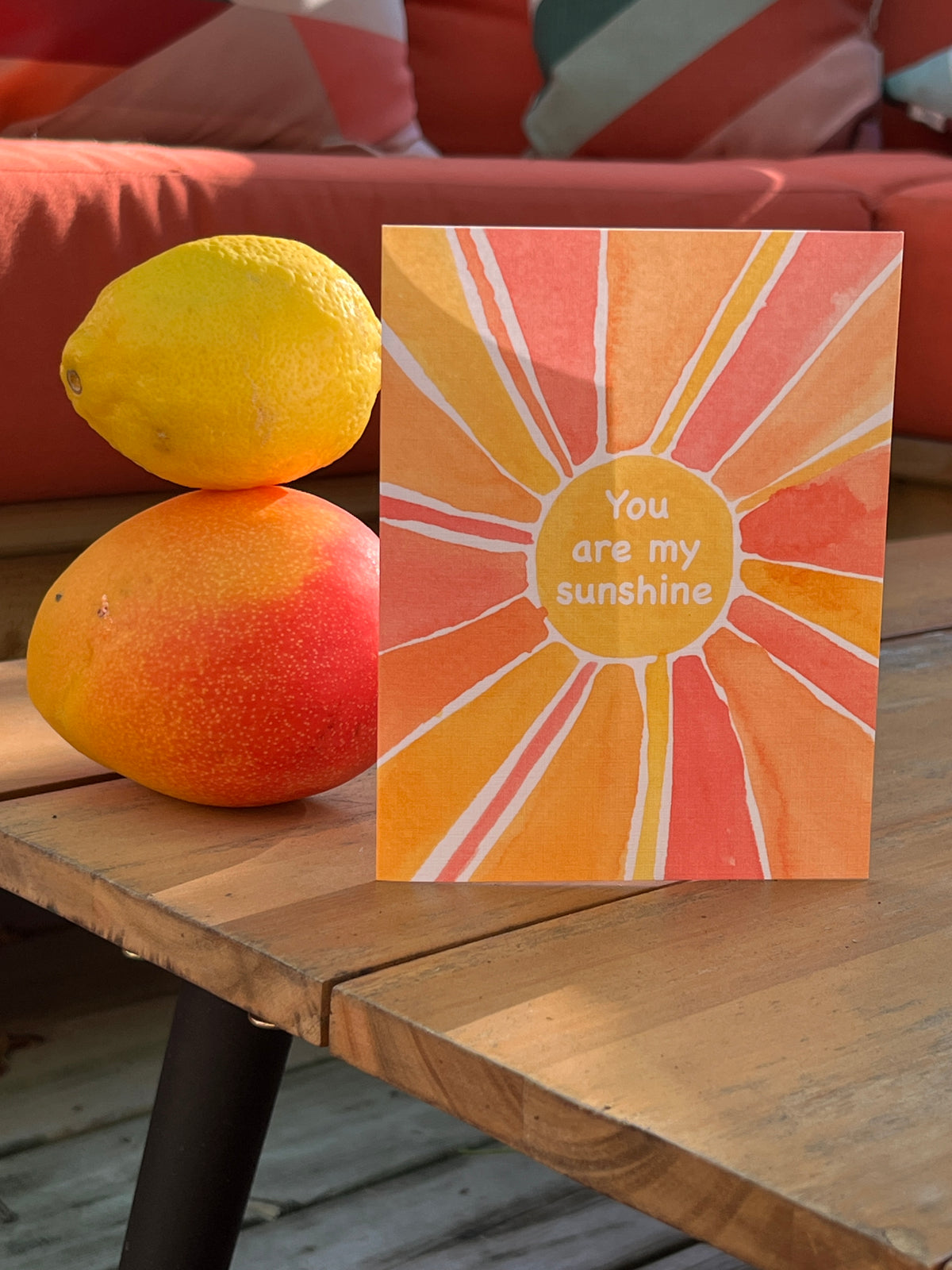 You Are My Sunshine Card