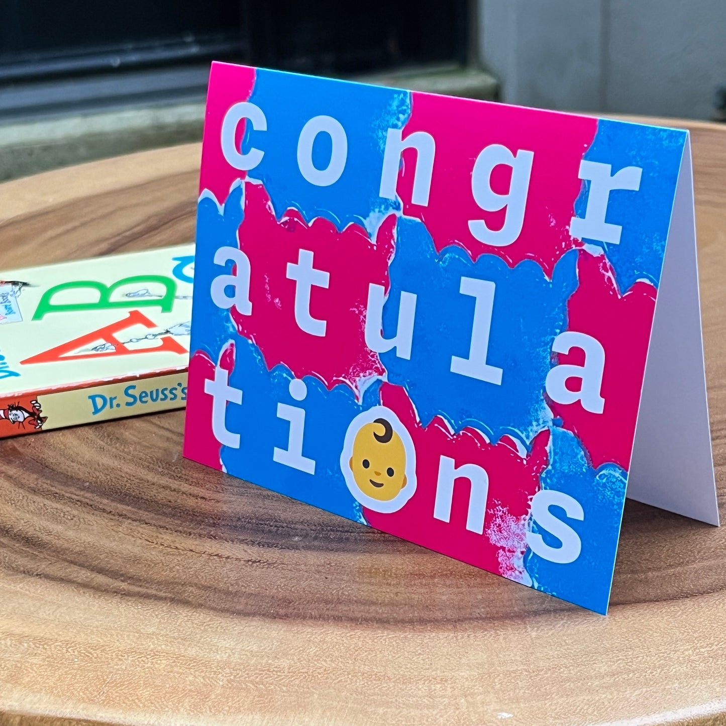 Congratulations New Baby Emoji Card