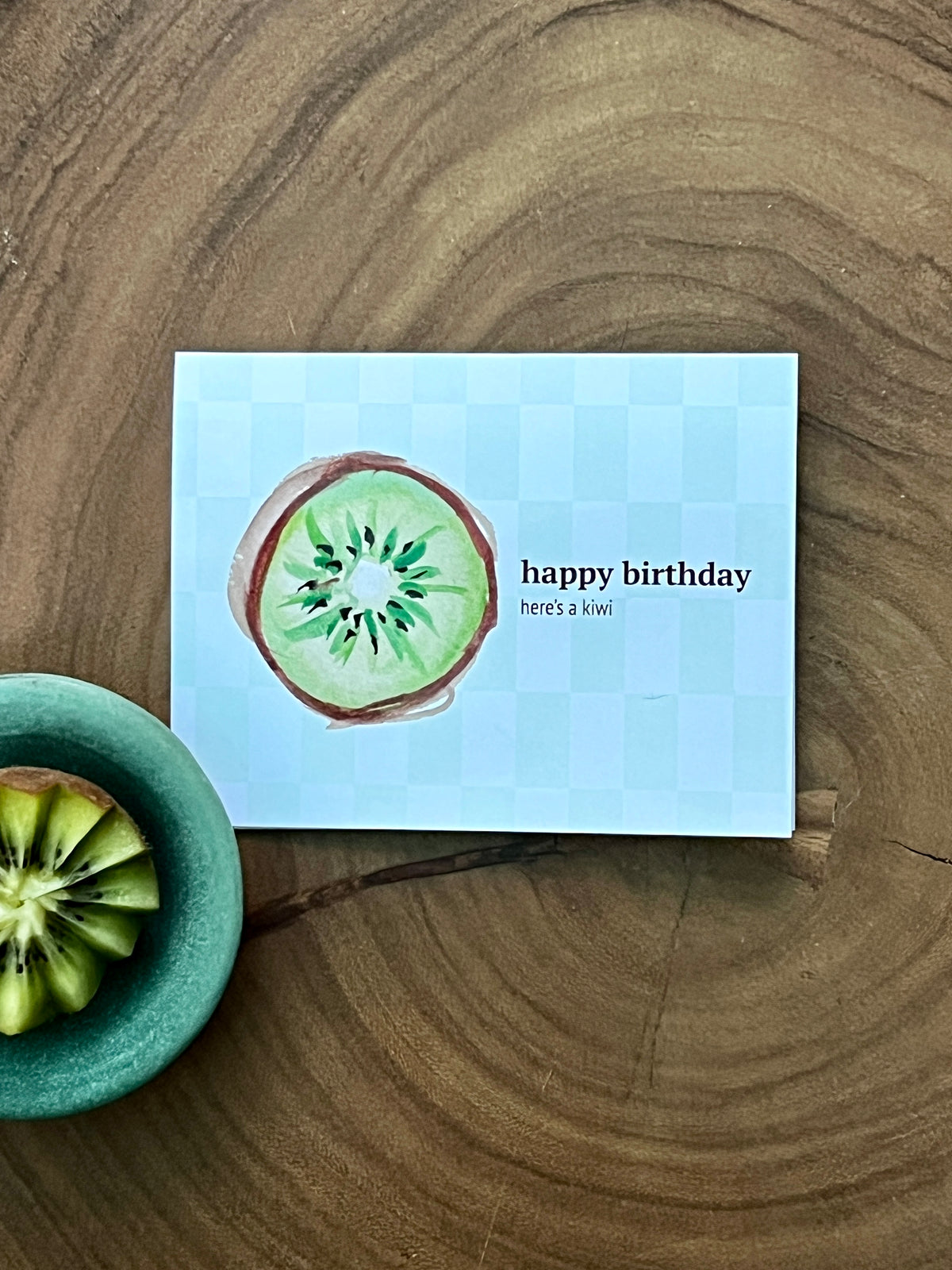 Kiwi Fruit Happy Birthday Card