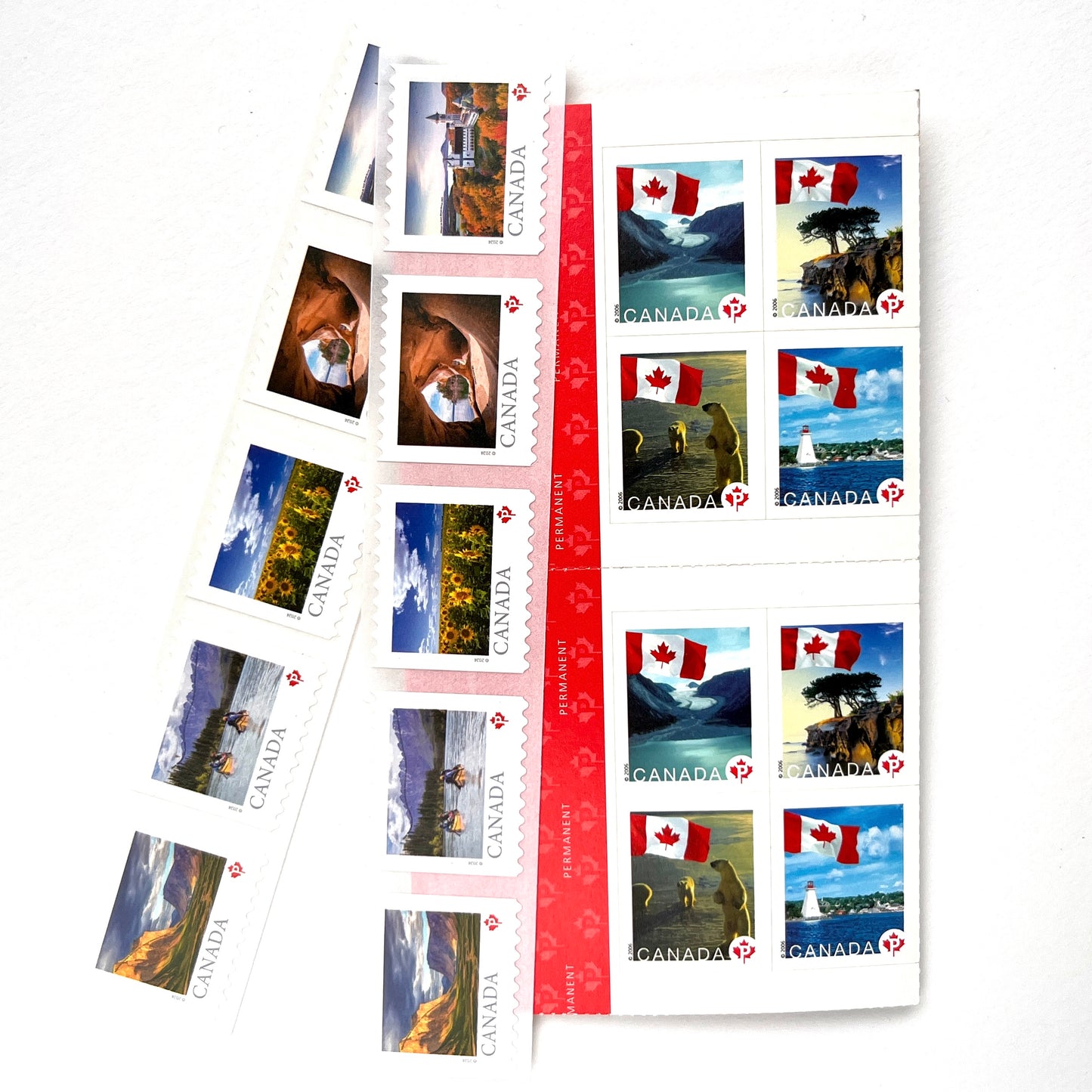 Canadian 🇨🇦, permanent domestic stamps (4-pack)