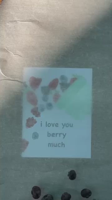 I Love You Berry Much Greeting Card