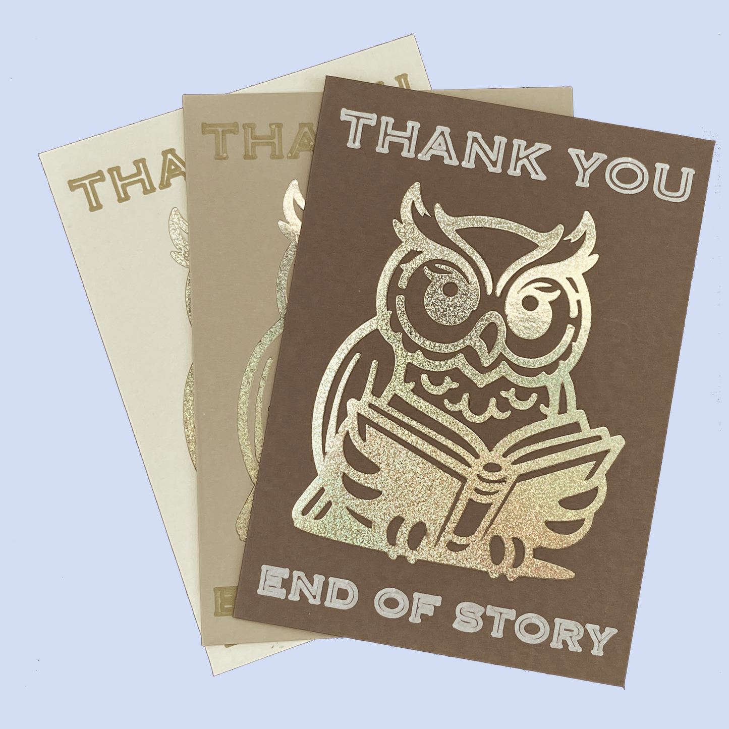 Thank You End of Story Greeting Card